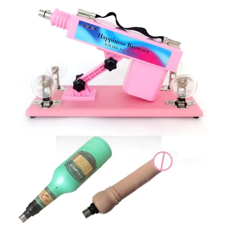 Automatic Retractable Sex Machine With Dildo Penis Anal Plug Female Vibrator Erotic Sexy Toys for Couples Men Women Adult Games