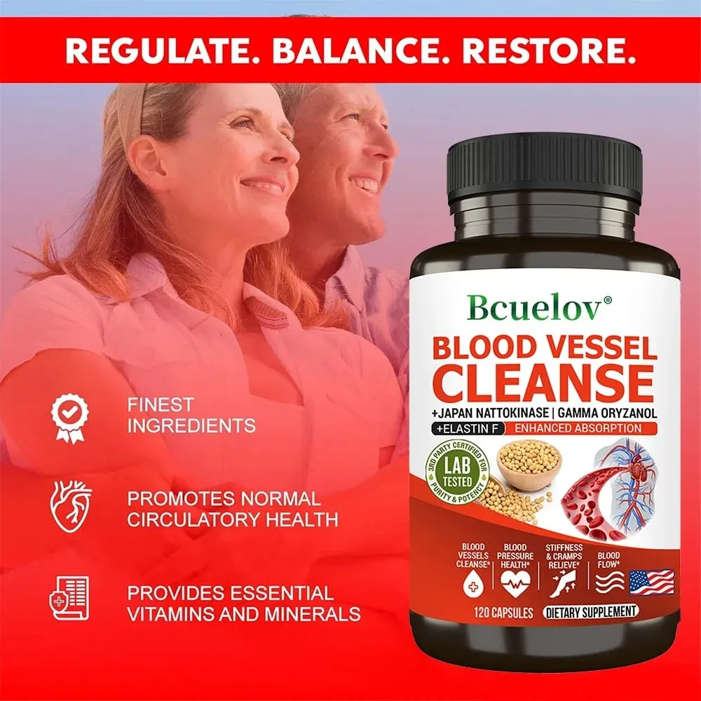 Vascular Cleansing Supplement - Increases Absorption Dissolution Blood Circulation - Flexibility & Elasticity Circulation — image 5