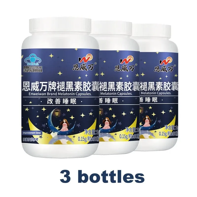 Melatonin Capsules Deep Sleep & Brain Cognition Extra Strength Liposomal Melatonin with Vitamin B6 double effect quality sleep — image 9