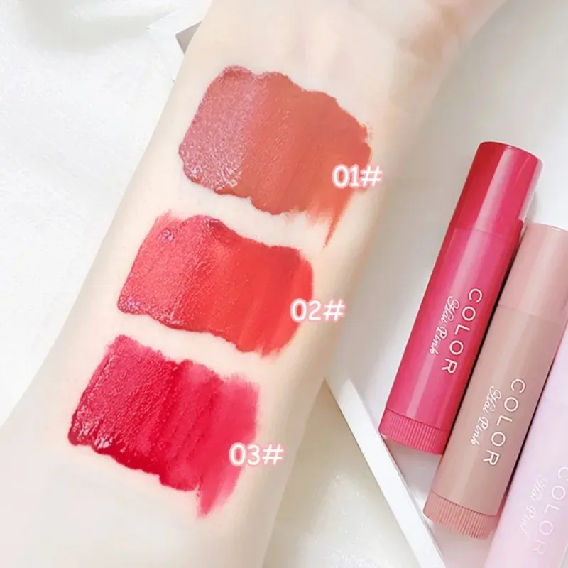 3-Piece Water Glow Lip Oil Set Long-Lasting Moisturizing Anti-drying Plumping Colored Lip Balm Lipstick Fade Lip Line Makeup Set — image 5