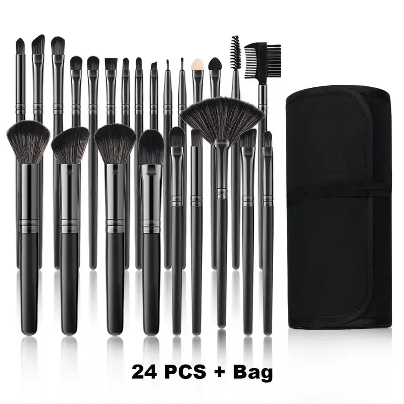 New 10/32PCS Makeup Brushes Set Soft Fluffy Powder Foundation Contour Blush Concealer Eyeshadow Blending Highlighter Beauty Tool — image 31