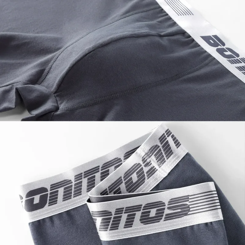 5 stücke männer Unterhosen Baumwolle Boxer Briefs Klassische Männer Höschen BONITOS Brief Elastischen Bund Boxer Unterwäsche Für Mann Shorts — image 7