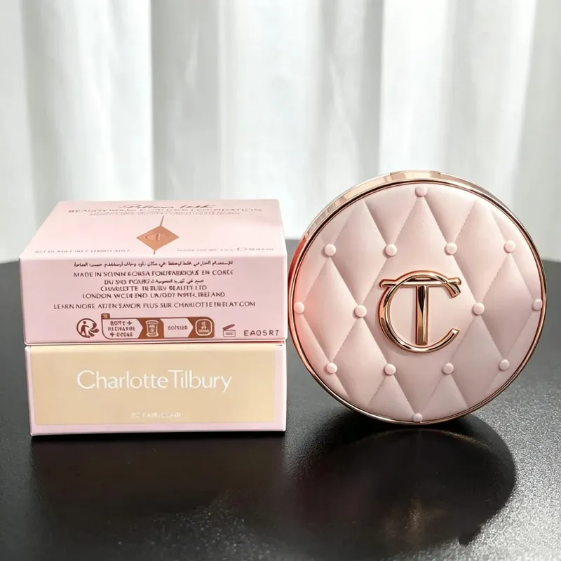 Charlotte Tilbury Concealer Cushion Silky Setting Powder Concealer Portable Long-lasting Foundation Makeup With Box Gifts — image 10