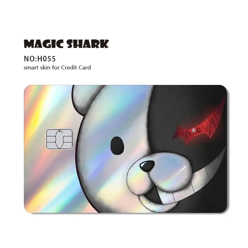 Magic Shark Mcloving Spider Anime Shinny Laser Holographic Matte Skin Film Sticker for Debit Bank Credit Card — image 11