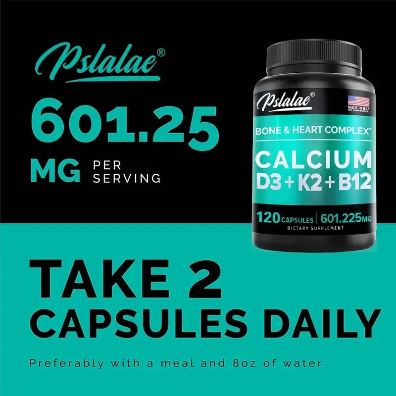 4-in-1 Calcium Supplement for Women and Men Bone and Heart Complex with Vitamin D3 K2 Calcium Supplement + Vitamin Calcium — image 6