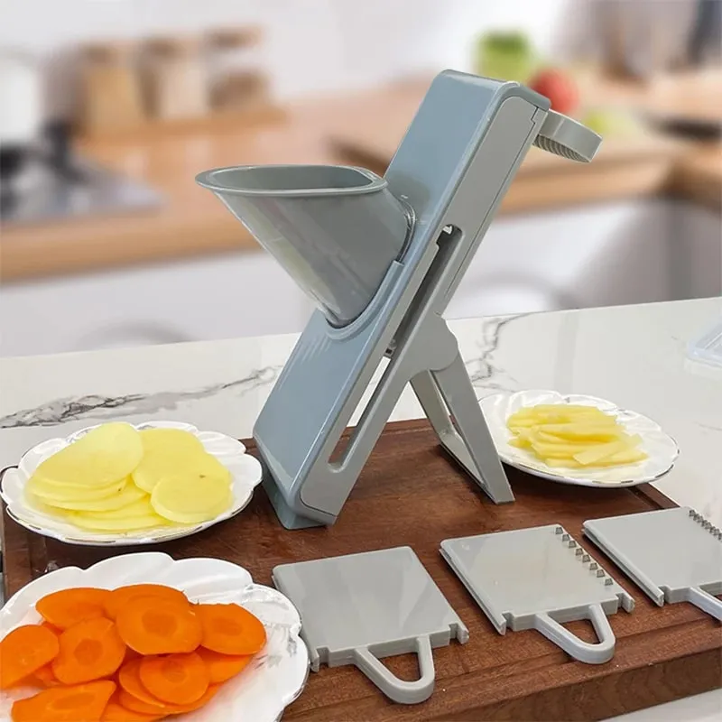 Multifunction Kitchen Slicer Vegetable Cutter Chopper Vegetable Cutter Kitchen Grater Onion Garlic Carrot Potato Kitchen Tools — image 6