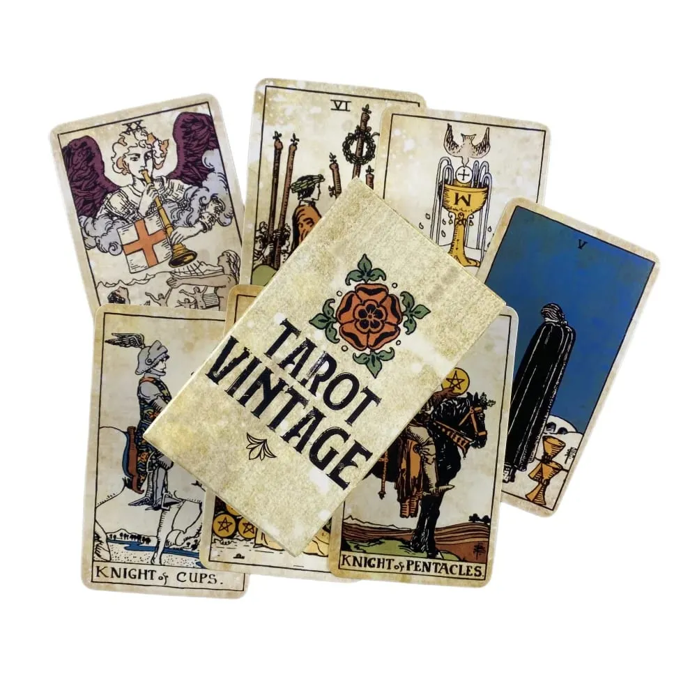 Tarot Vintage Cards A 78 Rider Deck Oracle English Visions Divination Board Playing Game Cards — image 1