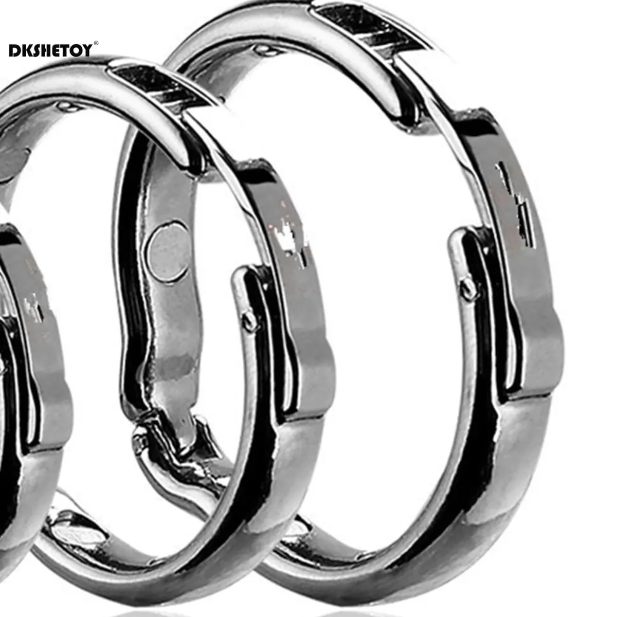 Metal Dick Cock Ring For Men Delay Ejaculation Adjustable Various Sizes Stainless Steel Penis Bondage Erection Adults Sex Toys