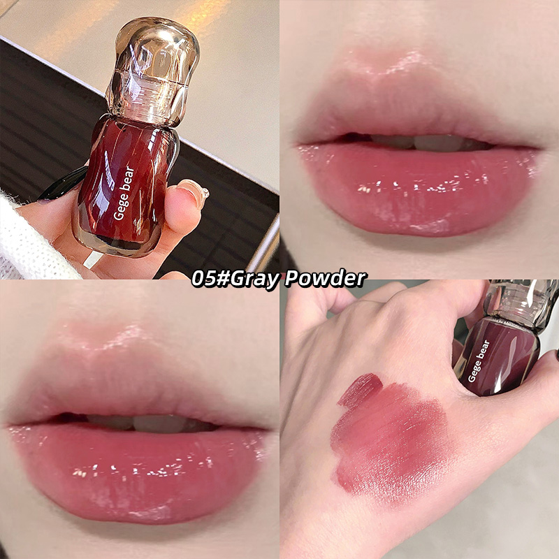 Gege Bear Crystal Gloss Lip Tint — Autumn/Winter Hydrating Formula Mirror-Gloss Finish Youthful Plumping Effect — image 12