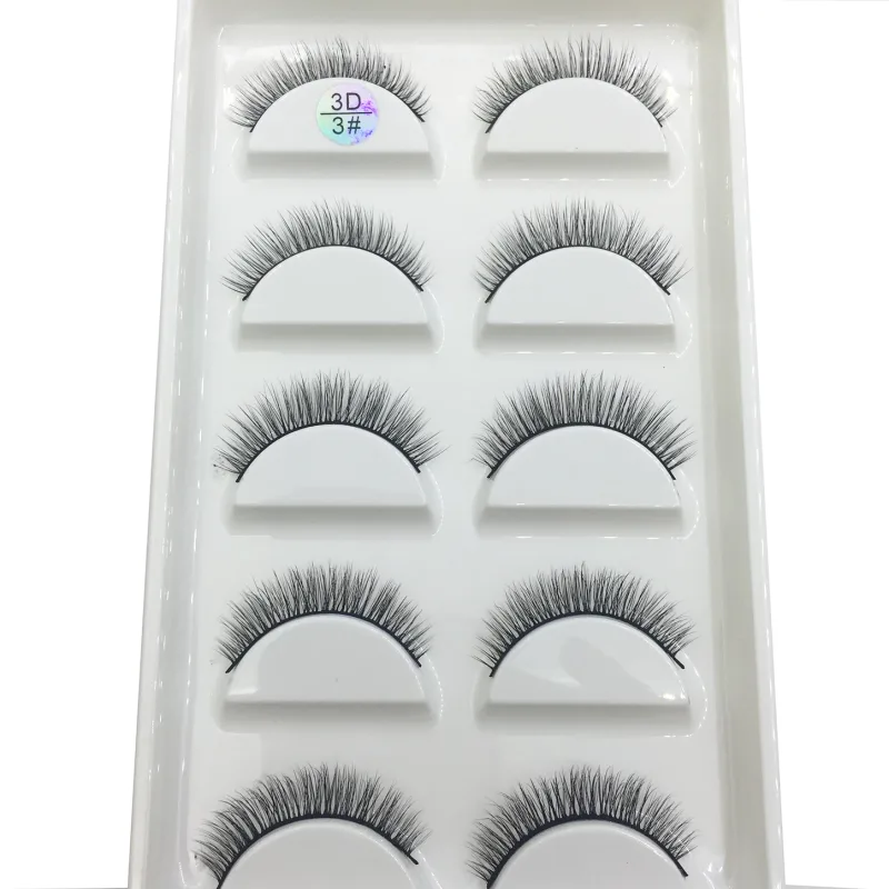 15 Style 5 Pairs 3D Eyelashes Natural False Eye Lashes Thick Faux Mink Lashes Soft Fake Eyelash Wispy Makeup Cilios — image 9