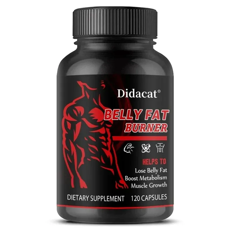 Belly Fat Burner Capsules - Fat Burning Supports Energy Metabolism Appetite Suppression Weight Management Dietary Supplement