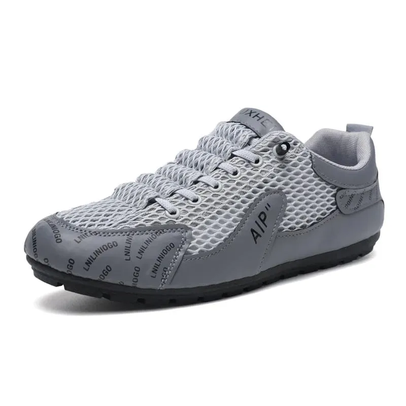 New 2025 High Quality Summer Men Sneakers Fashion Comfortable Non-slip Mesh Shoe Soft Breathable Wear-resistant Sport Sneaker