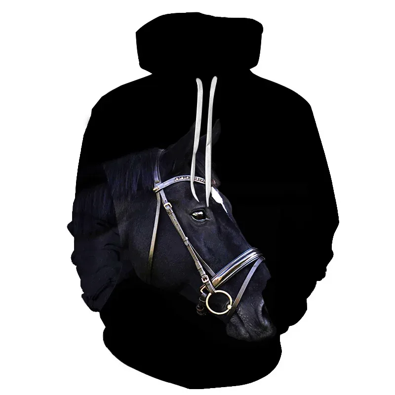Horse Win Instant Success 3D Print Hoodies Interesting implication Animal Design Men Women Streetwear Pullover Casual Sweatshirt — image 27
