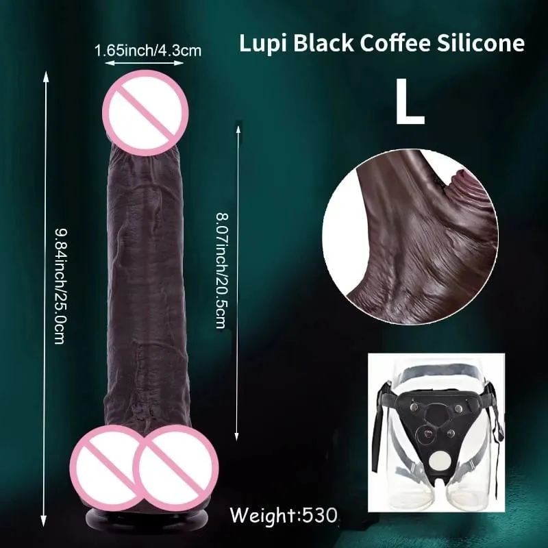 สวมใส่ Strapon อวัยวะเพศชายสำหรับผู้หญิง Super ยาวซิลิโคนขนาดใหญ่ Anal Plug ช่องคลอดผู้ใหญ่ขนาดมาตรฐานสายเพศของเล่นสำหรับ wome18n — image 9
