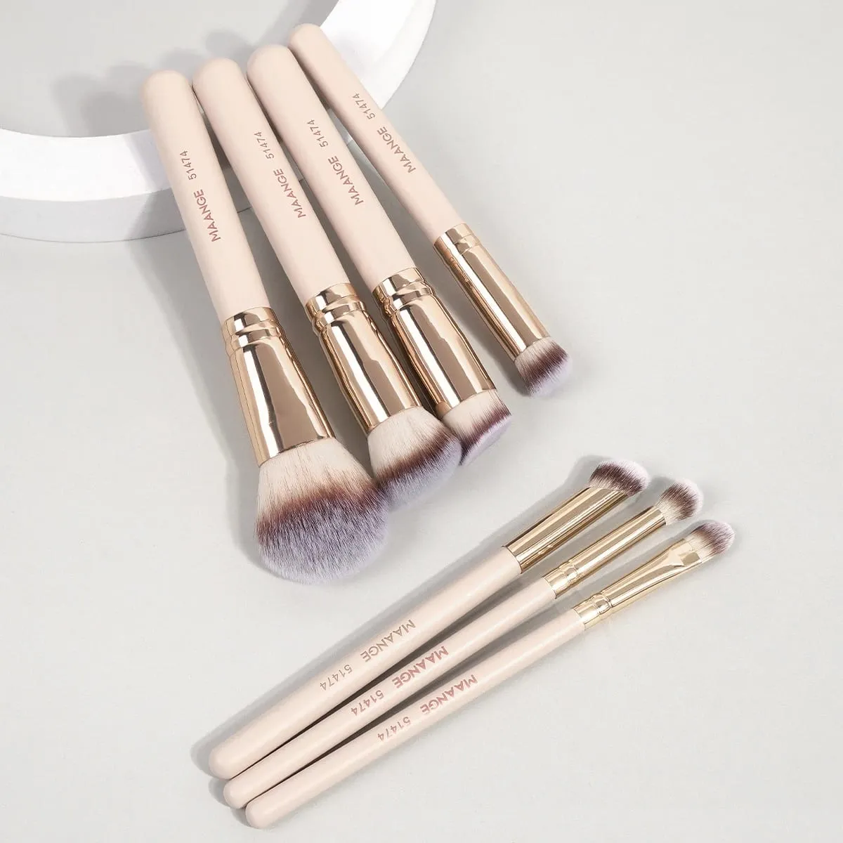 7pcs/set Makeup Brushes for Cosmetic Foundation Powder Concealer Blush Brush Blending Soft Bristles Beauty Tools — image 2