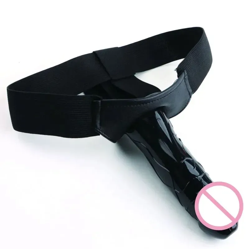 Men Strap On Dildo Panties Wearable Hollow Penis Lengthen Sleeve Strapon Dildo Pants Harness Belt for Man Sex Toys For Woman Gay — image 4