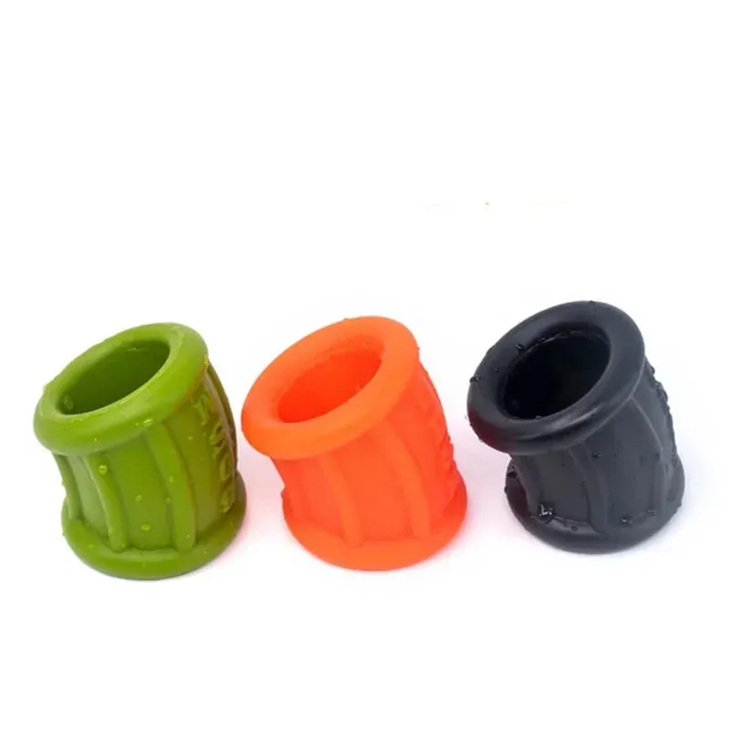 Silicone Cock Ring Ball Stretcher Scrotum Testis Restraint Male Ejaculation Delay Lasting Time Sex Toys For Men Adult Games — image 4