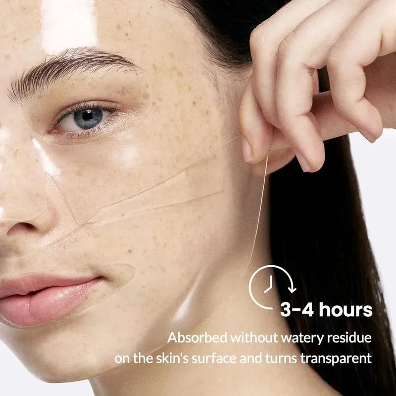 3pcs Collagen Face Mask Split Disposable Deep Moisturizing Facial Masks Hydrating Boost Skin Care for Women Beauty Collagen Mask — image 5