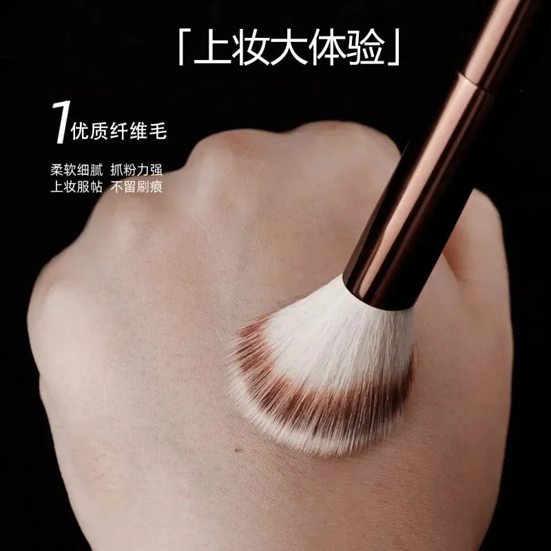 1pc #15 Blush Makeup Brush Liquid Blush Make Up Brush Bronzer use with Cream cheek formulas Metal Handle with box — image 2