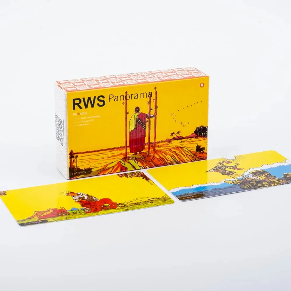 RWS Panorama Board Game 78PCS Tarot Cards Included Wide Angle Lens Show You New Perspective of RWS