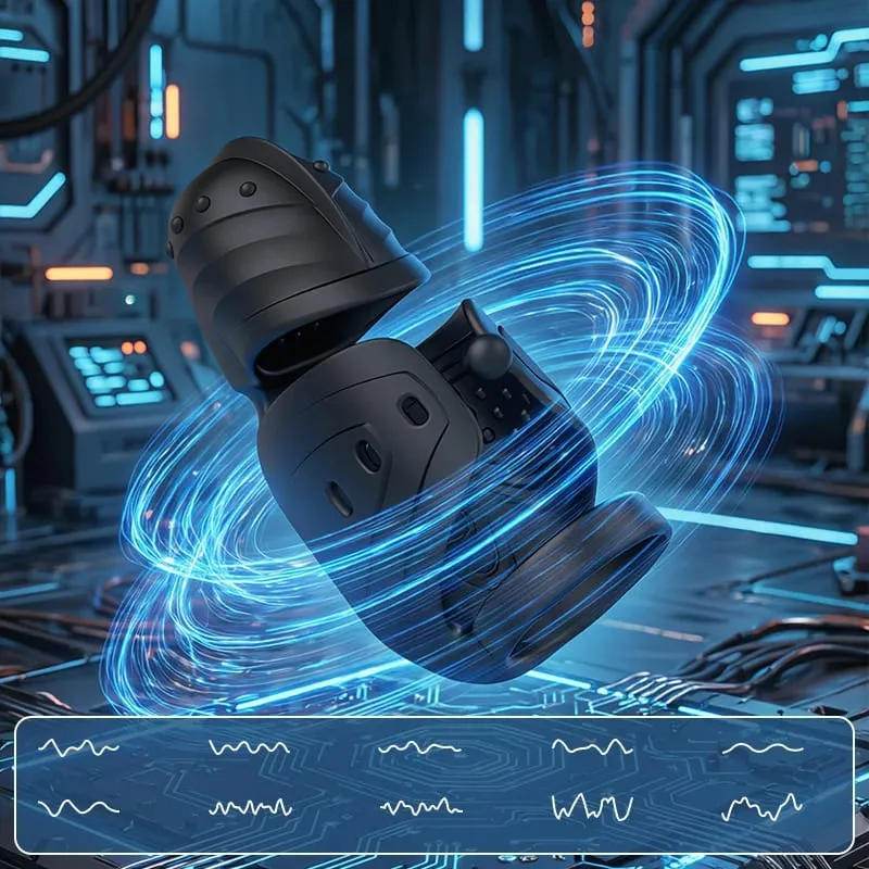 Glans Trainer Cock Male Masturbator 10 Mode Vibrator+wriggle Cocks Glans Stimulator Portable Pocket Pussy Penis Exercise Sex Toy — image 3