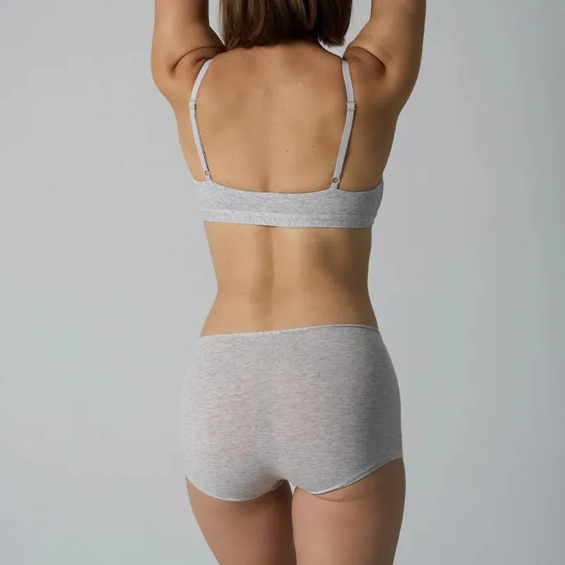 Bralette en coton sans couture, sous-vêtements respirants, ensembles de Lingerie pour femmes, soutien-gorge de sport, culotte pour dames, sans coussinet, intime — image 4