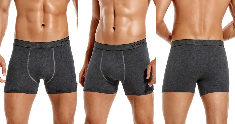 6pcs/pack Boxer Briefs Solid Color Men's Panties Cotton Underwear Men Underpants Letter Elastic Waistband Man Undrewear Shorts — image 11