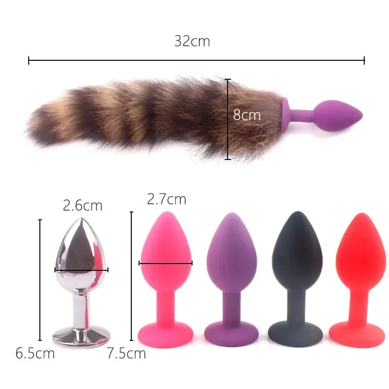 Fox Butt Plug Tail Anal Teaser Comfort Furry Beginner Wolf Sex Toy Explore Ass Dog Play Women Stimulate Costume Cosplay — image 5