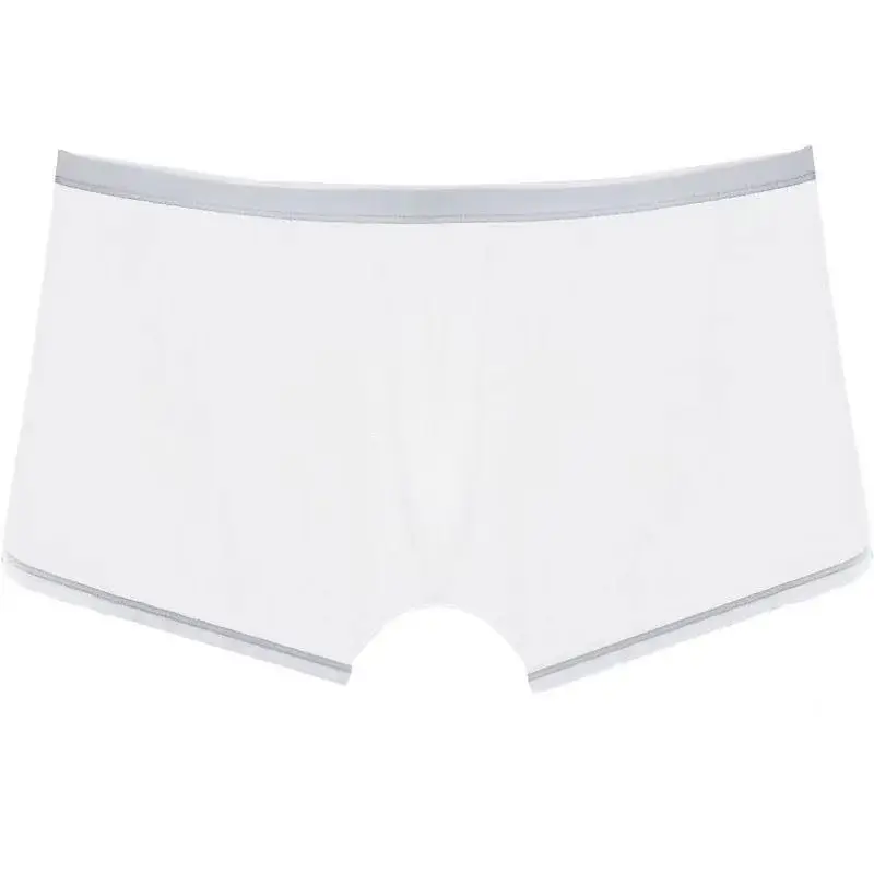Underwear Transparent Boxers Bulge Ice Silk See Through Underpants Sexy Briefs Low Waist Panties Lingerie Intimates — image 3