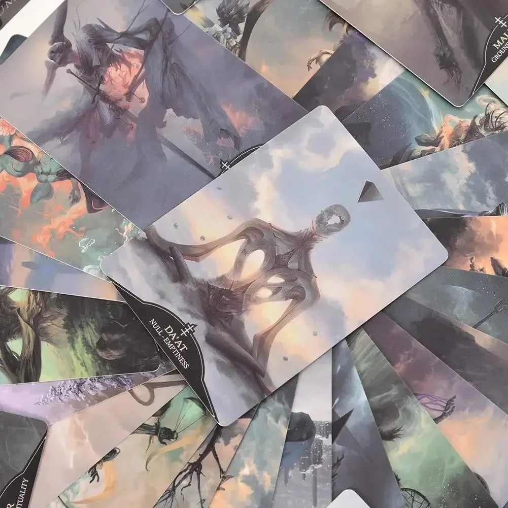 Angelarium Oracle Of Emanations Card Games 33pcs English Version board games