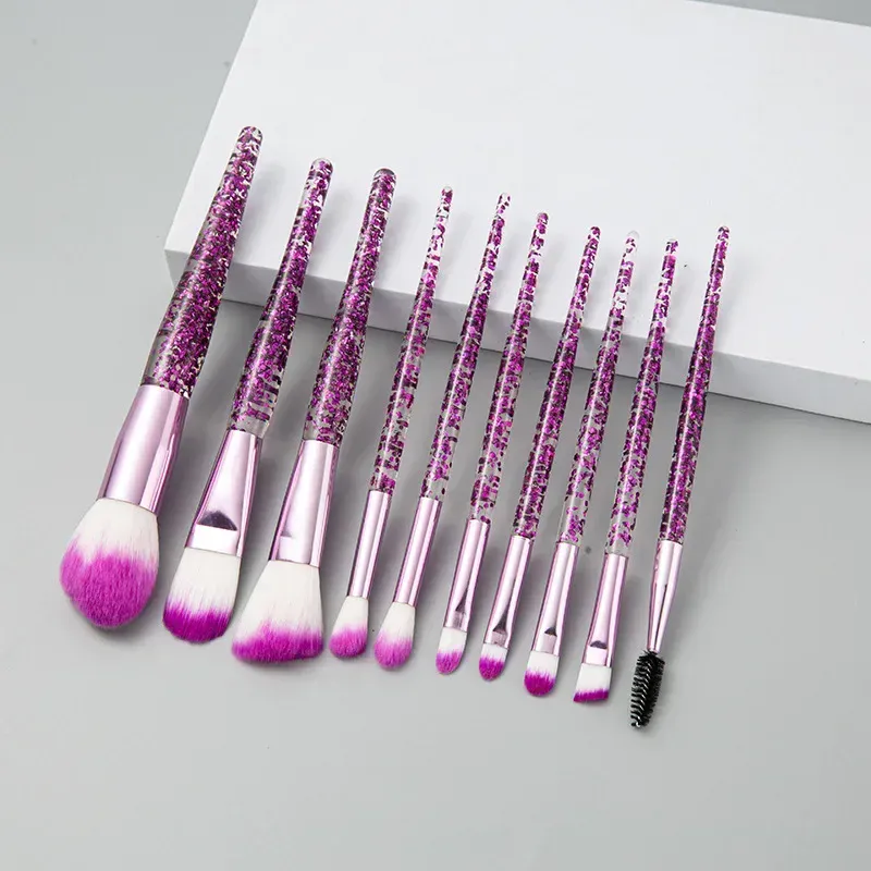 10PCS Makeup Brush Set Professional Super soft detail brush Blush Brush Foundation Concealer Eyeshadow Brush Lady Beauty Tool — image 5