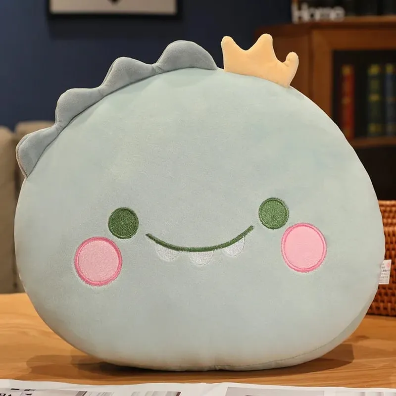 30cm Cartoon Animal Plush Small Pillow Hands Warm Burner Down Cotton Soft Cat Penguin Dinosaur Duck Bear Plushie Peluche Gift — image 11