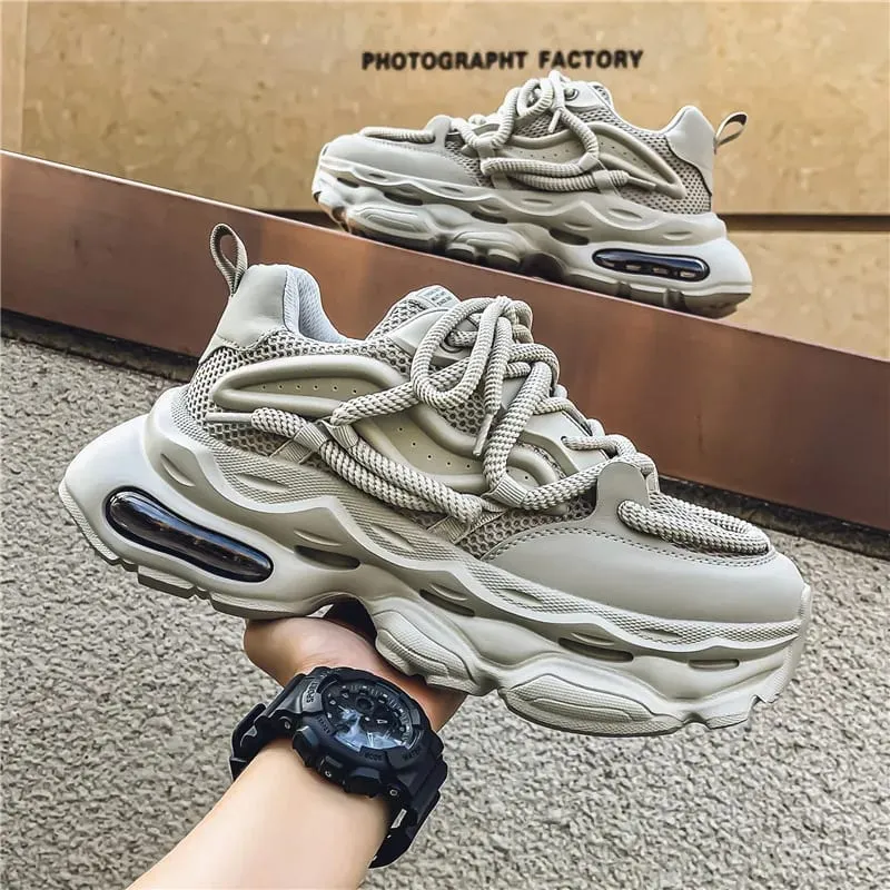 2024 New Men Shoes Autumn Winter Comfortable Men's Platform Sneakers Fashion Casual Shoes Sports Trainers Tenis Size44 — image 2