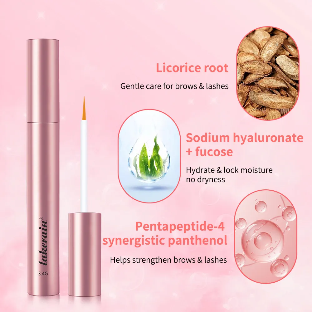 Eyebrow Enhancer Serum Nourishing Eyelash Natural Ingredients for Longer Fuller Thicker Eyebrows Eyelash Eye Makeup Cosmeti — image 6