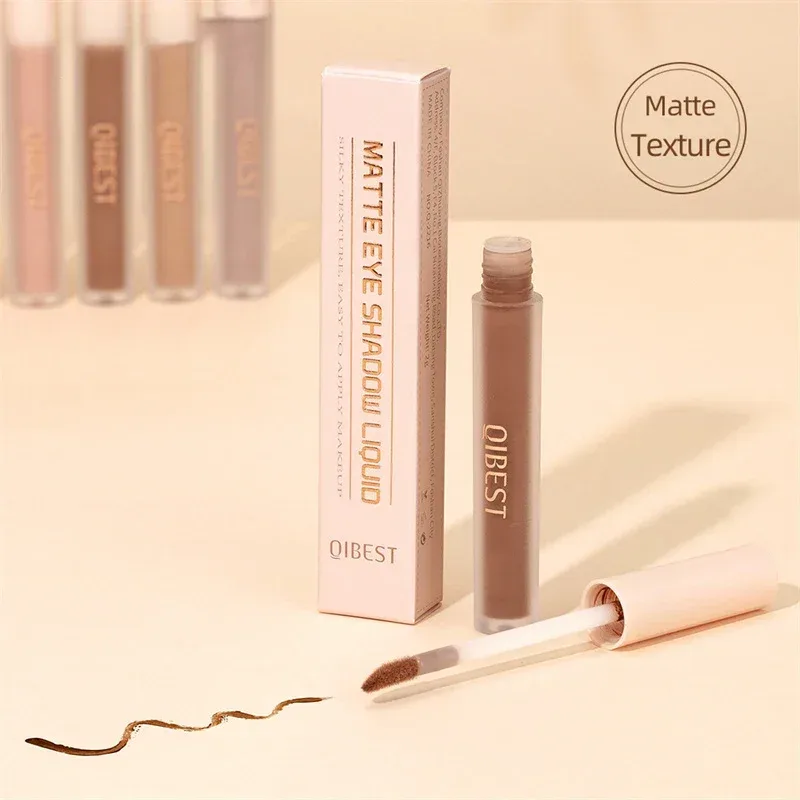 8 Colors Matte Nude Eye Bronzer Liquid Eyeshadow Waterproof Long Lasting Eye Shdaow Natural Cheek Contour Woman Makeup Cosmetic — image 3