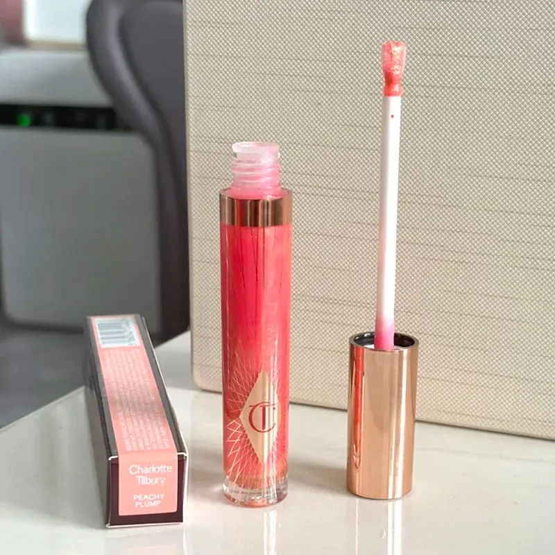 Charlotte 8-Color Hydrating Collagen Lip Gloss Lip Balm Jelly Fruit Flavored Lipstick Moisturizing Non Drying Lip Tilbury Makeup