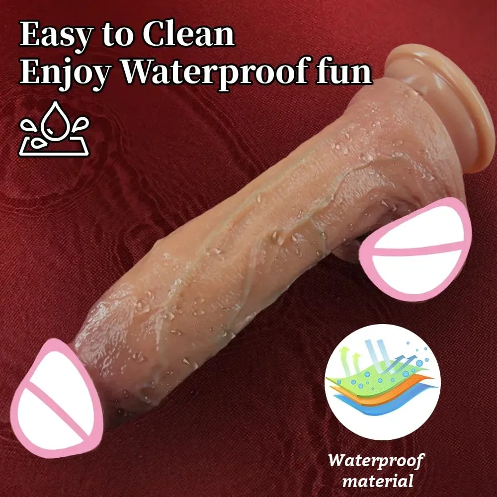Ultra High Simulation Dildo Realistic Big Penis Flexible Suction Cup Dildos Anal Plug Adult Sex Toys For Women Masturbator Cock — image 3