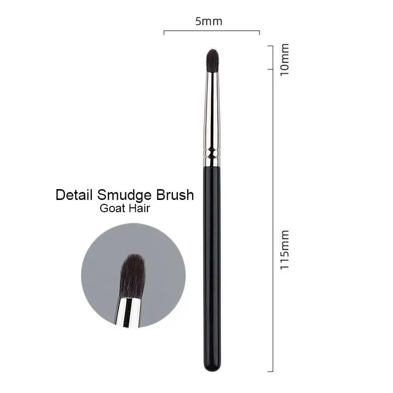1pc Goat hair Round Blush Makeup brushes Angled sculpting Make up brush contour eyeshadow small smudge eye detail pointed shadow — image 12