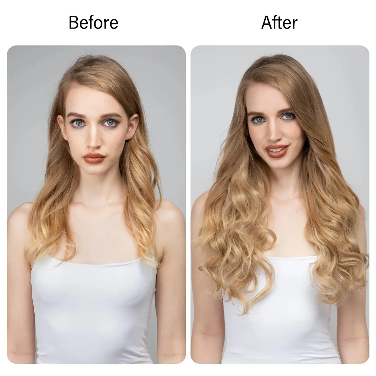 Premium Synthetic Invisible Wire With Clips Natural Hair Extension False Long Wavy Daily Use Clip In Hair Piece For Women — image 7