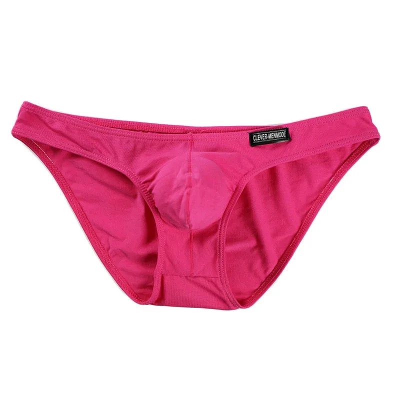 Slips Ultra-fins pour hommes, sous-vêtements Sexy, taille basse, Mini Bikini, sous-vêtements doux, culottes confortables pour la maison