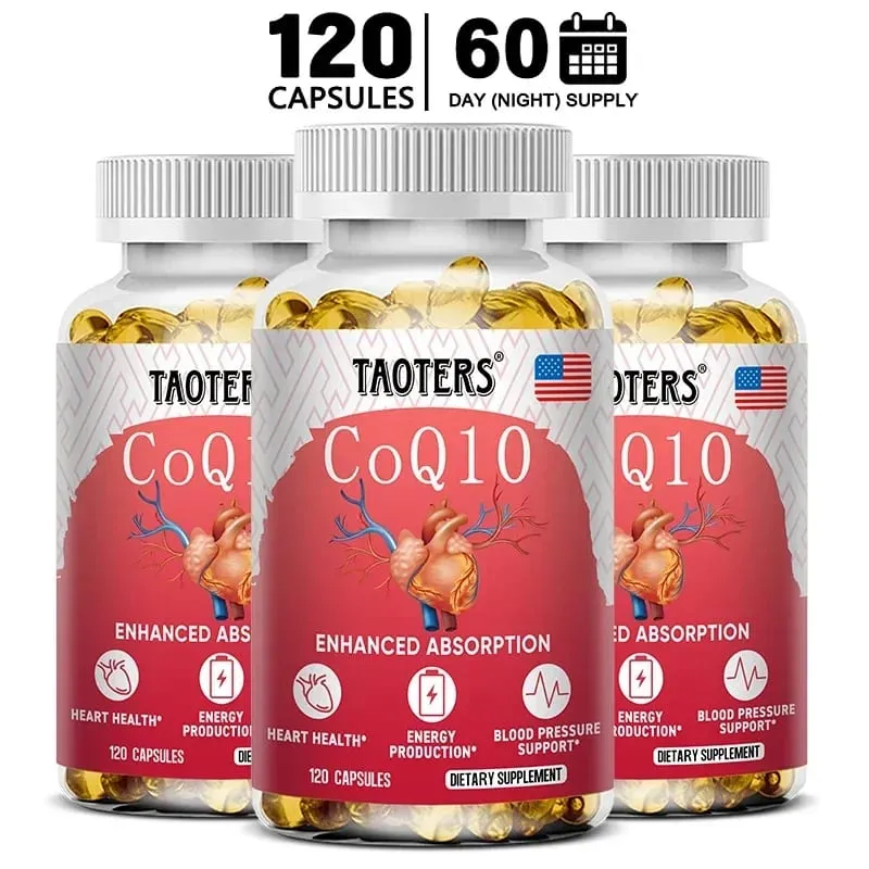CoQ10 400mg - Συνένζυμο υψηλής απορρόφησης Q-10 Μη ΓΤΟ χωρίς γλουτένη Vegan Συμπλήρωμα Βιταμίνης Αντιοξειδωτική Υποστήριξη