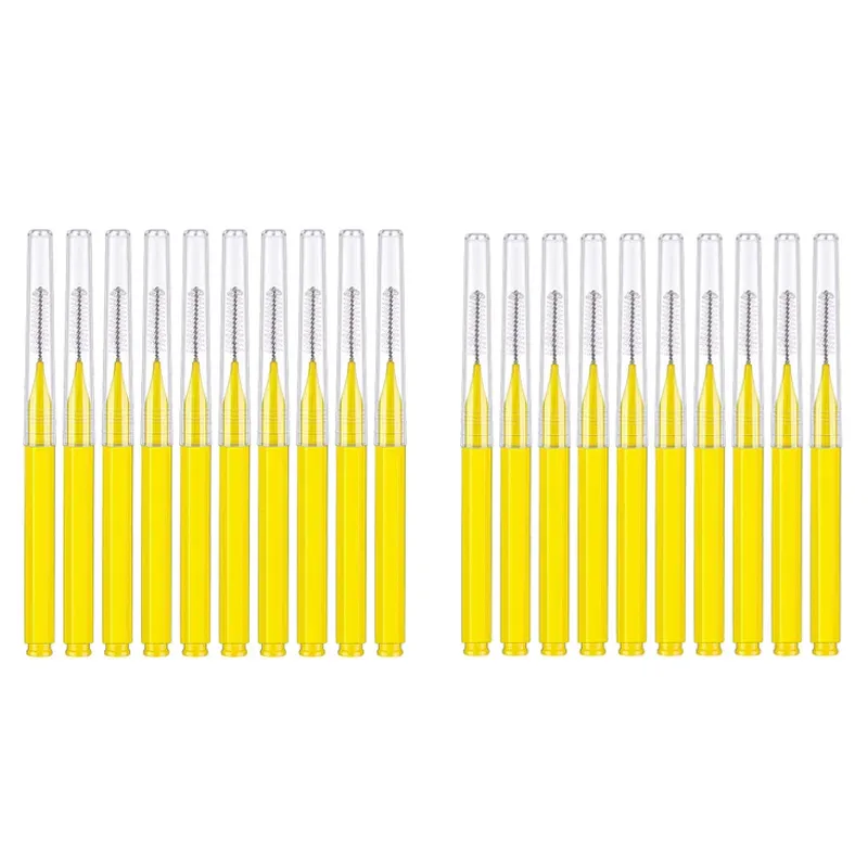 10/20 Pcs Eyebrow Brushes Mini Brow Lifting Brush Disposable Makeup Eyelash Tool Tooth Interdental Brush Lash Extension Supplies — image 18