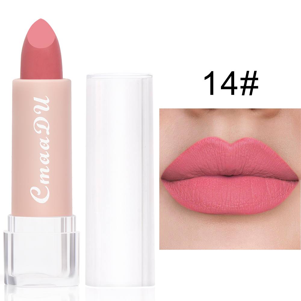 1 Pcs Velvet Matte Lipstick Long-Lasting Non-Stick Cup Waterproof Moisturizing Lip Gloss Fashion Classic Shades For Daily & Date — image 16
