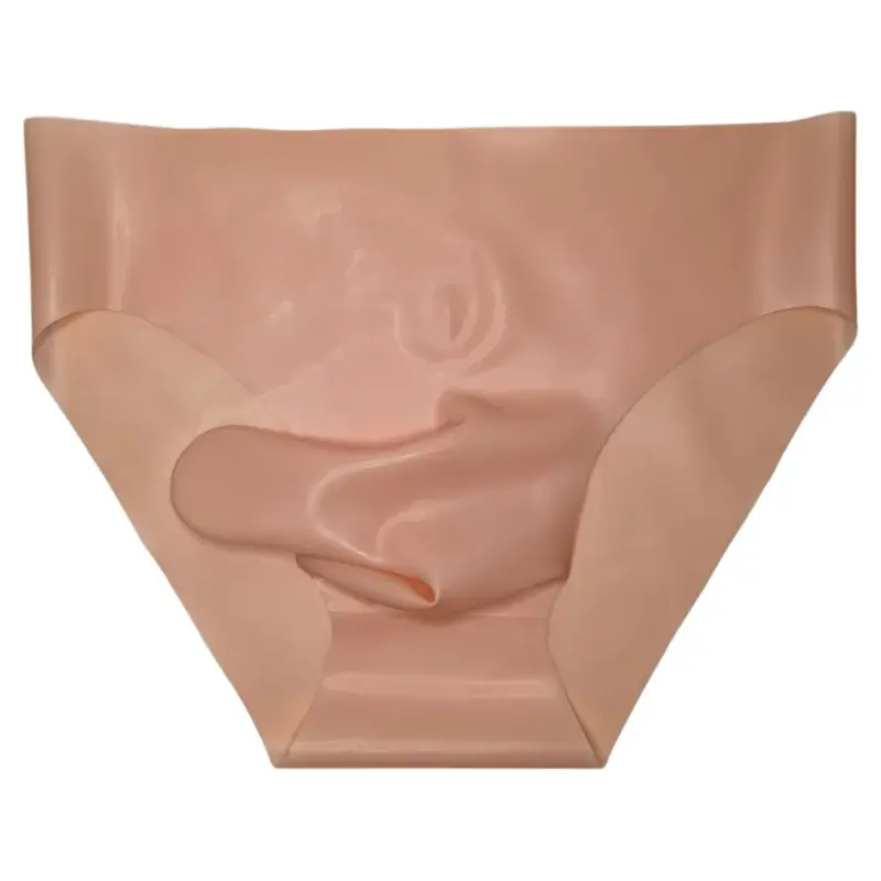 Rubber Men's Sexy Latex Underwear Seamless Sheath Briefs See-Through Sissy Panties Couple Lingerie Low Waist Erotic Underpants — image 11