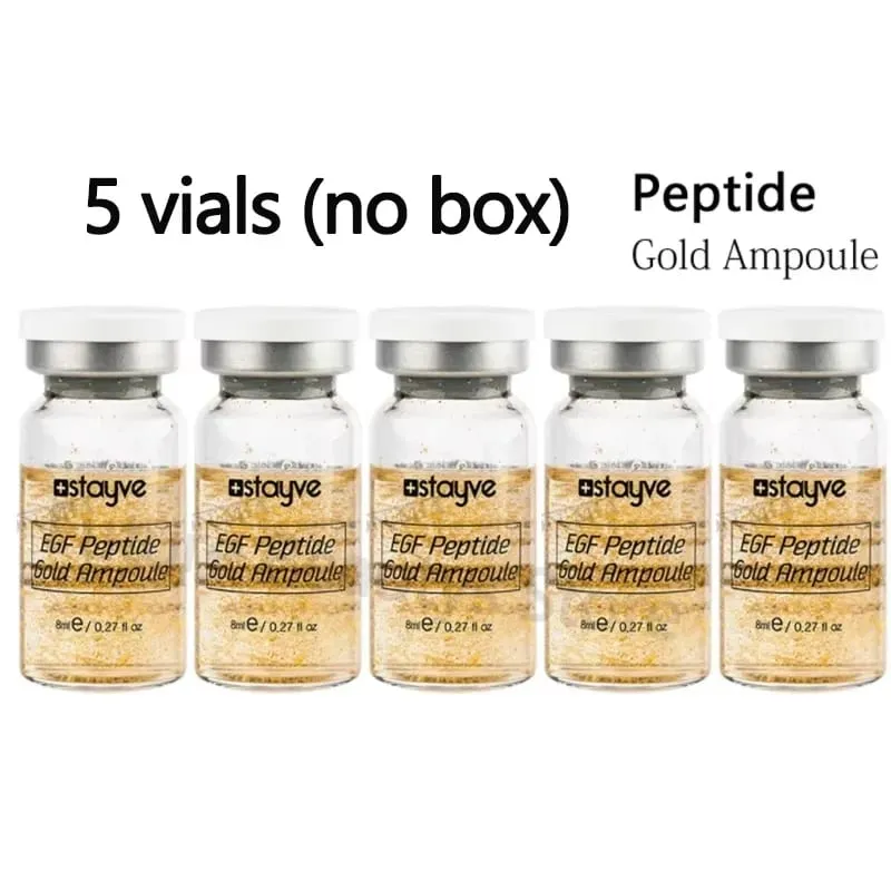 5Pcs 8ml Korean Stayve BB Cream Glow Serum Kit Face Serum Long-lasting Gold Ampoule Makeup Set Skin Care Product Beauty Health