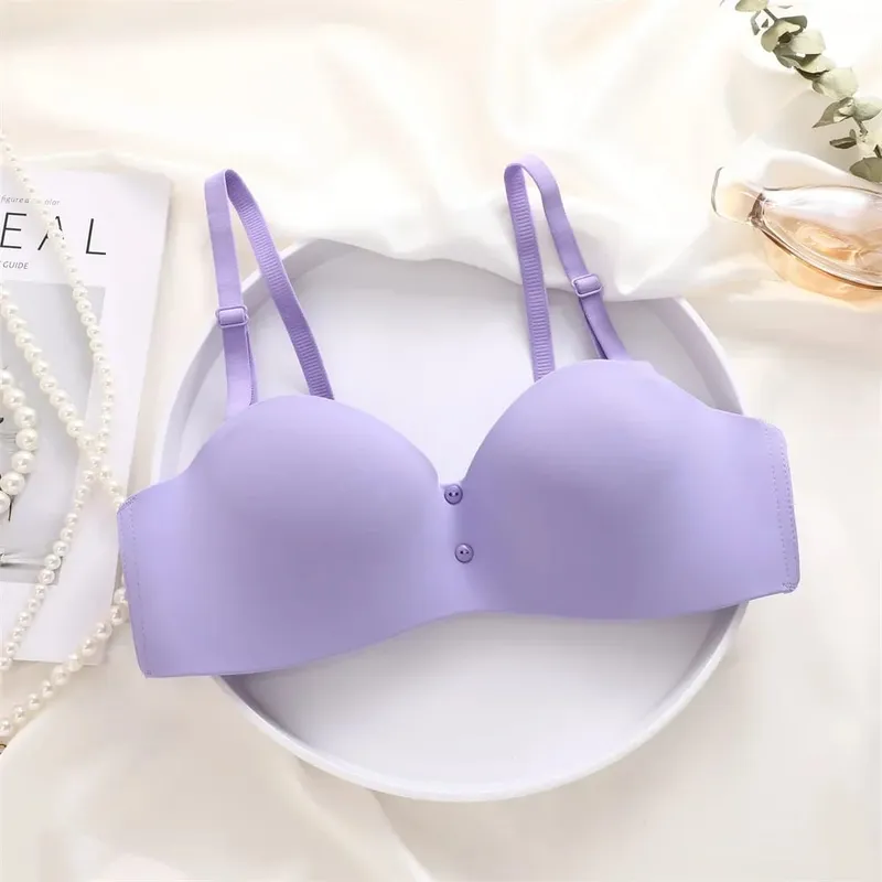 Seamless Sexy Bras Women Invisible Brassiere Adjustable Push Up Bras Female Comfortable Underwear Laides Solid Color Lingerie — image 12