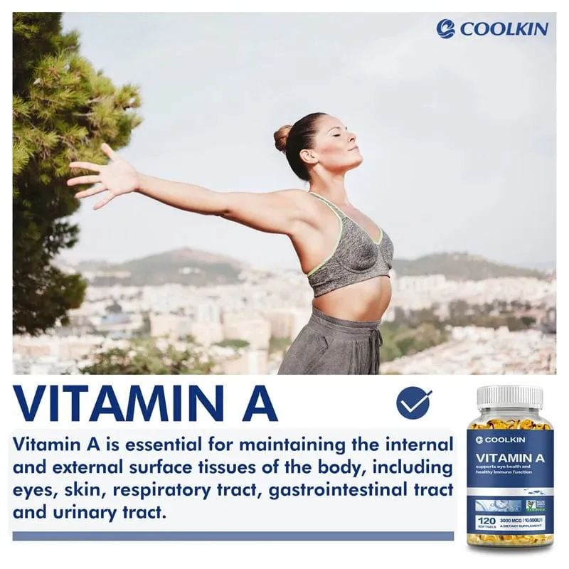 Vitamin A 10 000 IU - Promotes Eye Health Boosts Immunity Non-GMO — image 4