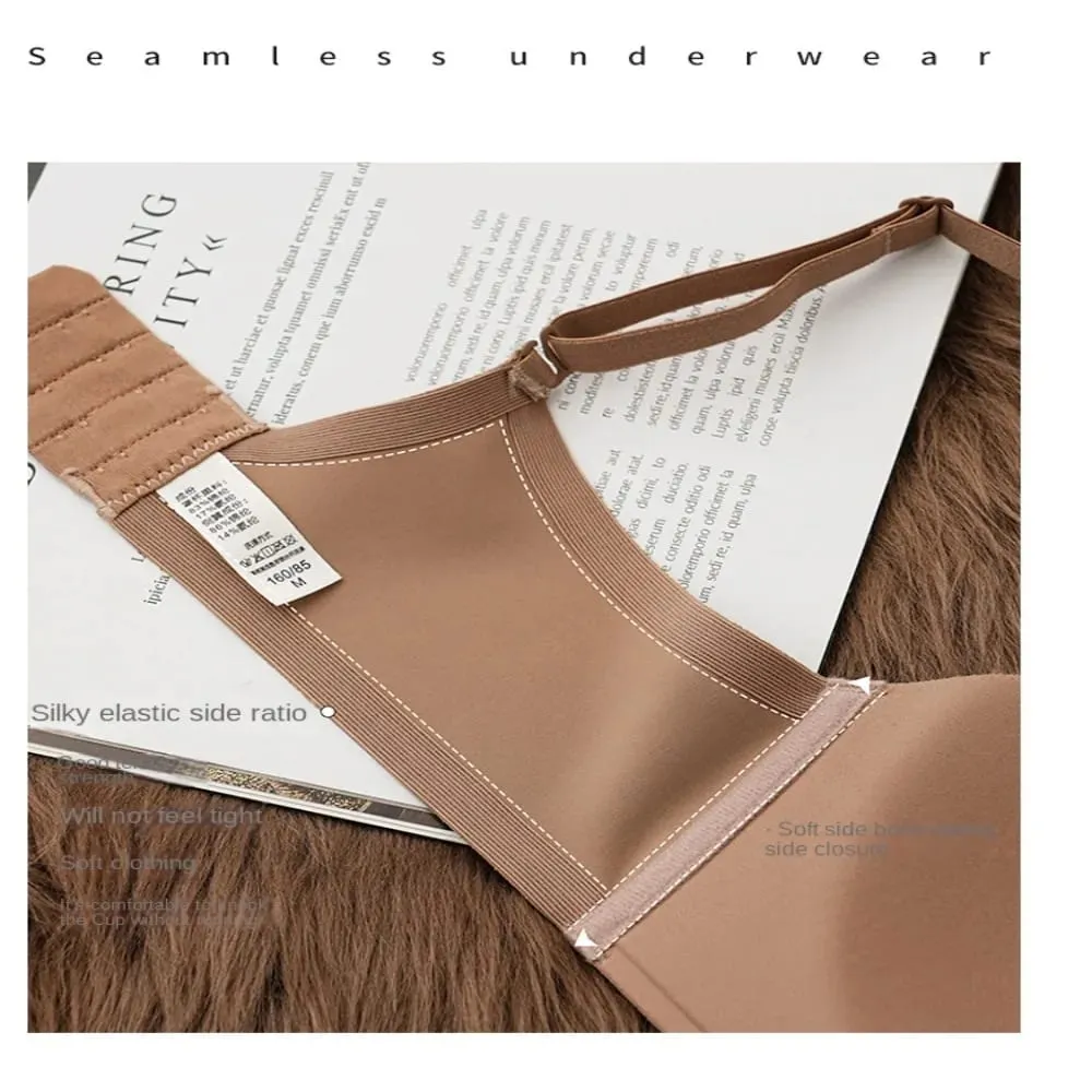 Soft Comfort Wireless Bra Thin Cup Breathable Fabric Seamless Bra Elastic Material Elastic Tube Top Bras Lingerie Beauty — image 5