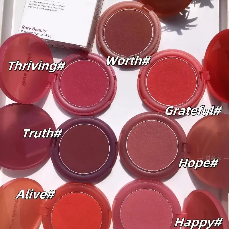 Rare Beauty Positive Long-lasting Waterproof Fine Shimmer Blush Highlighter Natural Glossy Effect Brighten Contour Modify Face — image 4