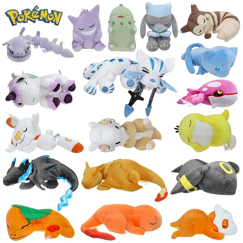 Pokemon Sleeping Umbreon Mega Charizard X Chien-Pao Plush Toys Cute Anime Garchomp Charmander Kyogre Soft Stuffed Pillow Gifts — image 2